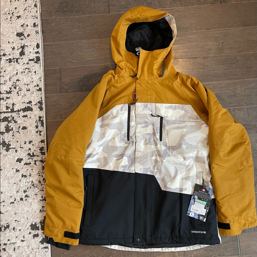 Mens 686 Geo Insulated snowboard jacket Sz. Large